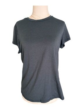 Quince Flowknit Top in Navy